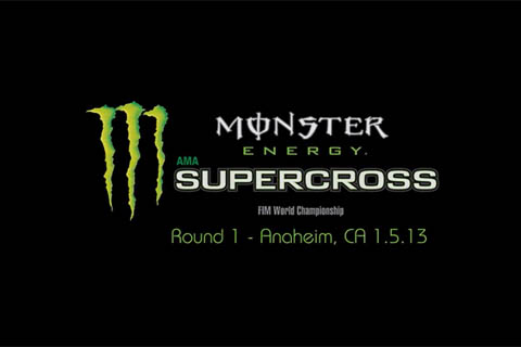 Monster Energy Supercross Animated Track Map – Anaheim 1