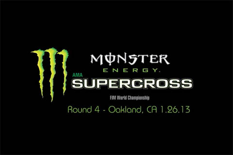 Animated Track Map – Supercross Oakland 2013