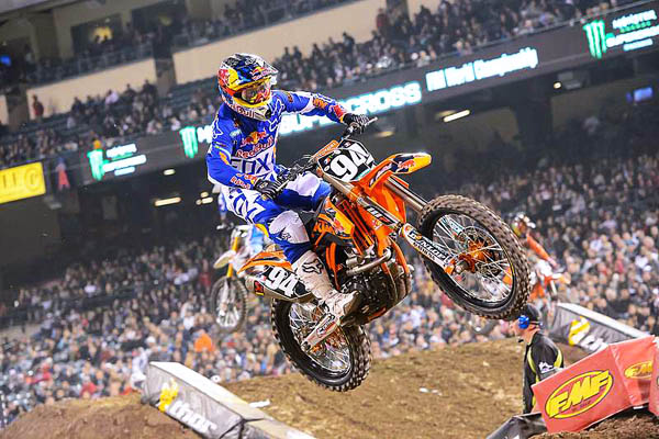 Ken Roczen finishes 2nd at Anaheim 2 Supercross!