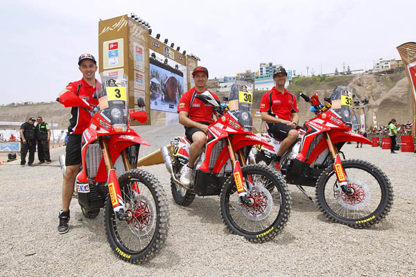 Team HRC ready for Dakar 2013