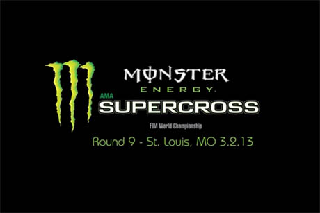 3D Animated track map – St. Louis Supercross 2013