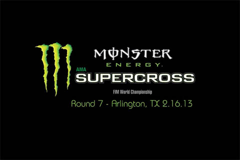3D Animated track map – Arlington Supercross 2013