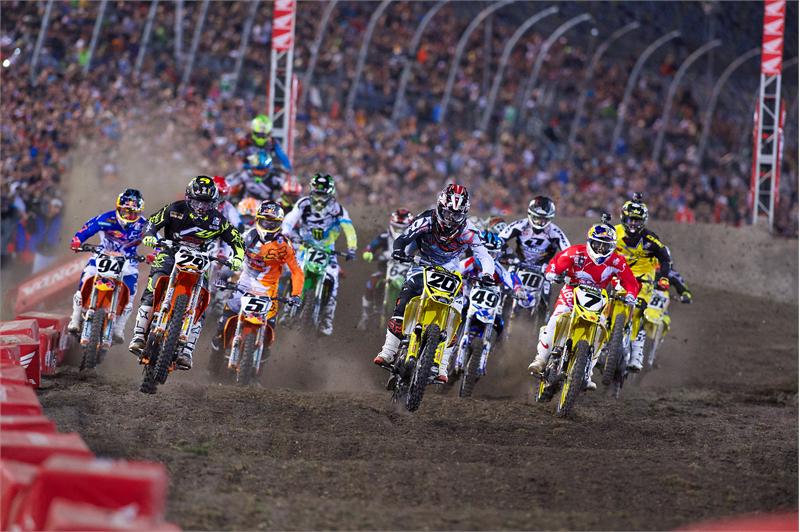 2014 AMA Supercross Anaheim 1 – Starting List