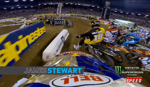 Main Event Onboard Footage from Indianapolis Supercross