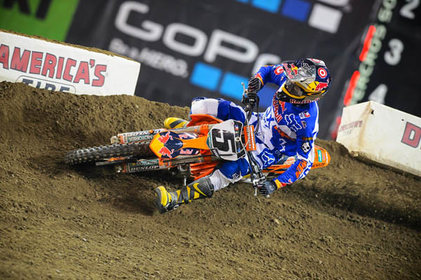 Ryan Dungey on the podium at Toronto Supercross