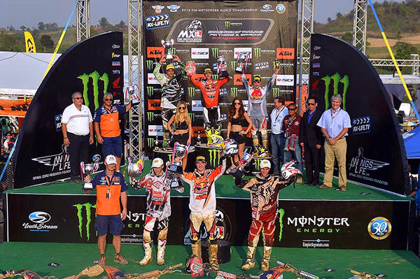Cairoli and Herlings successfully open Thai MXGP chapter