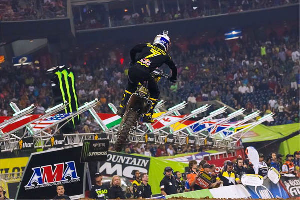 James Stewart forced out of Houston SX