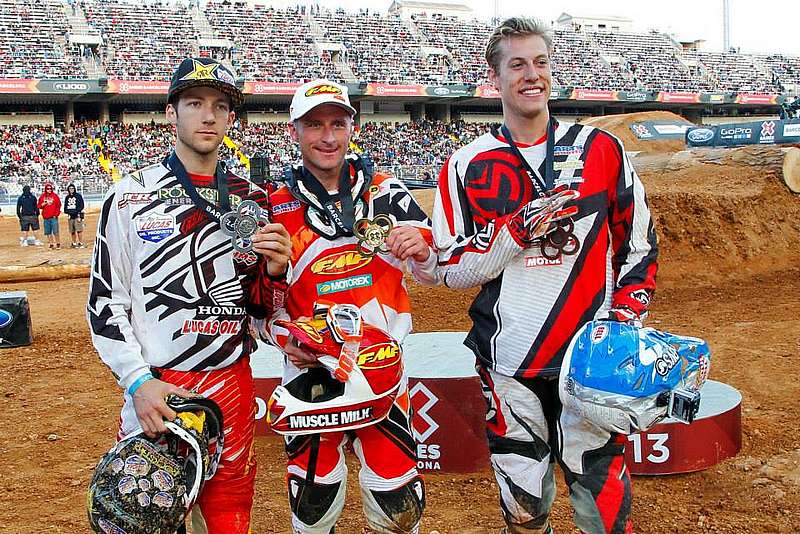 Gold, gold and silver at X-Games EnduroCross in Barcelona