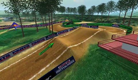 AMA Motocross – Budds Creek Animated Track Map