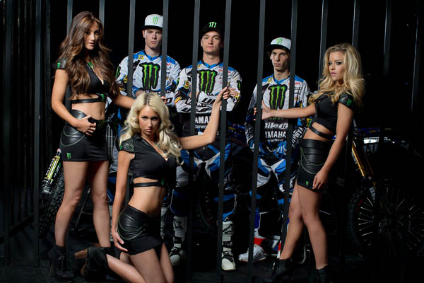 Monster Energy Yamaha breakout in brand new photoshoot