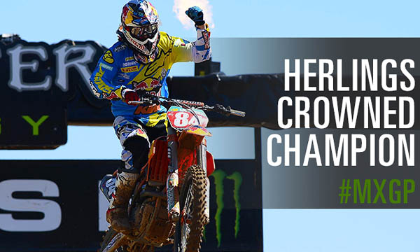 Jeffrey Herlings is crowned MX2 World Champion