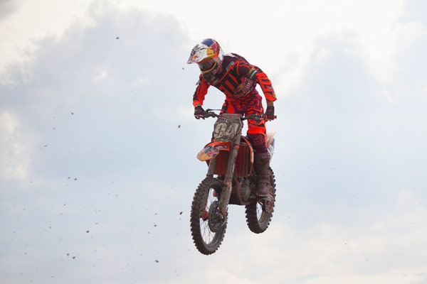 Before the last AMA National round at Lake Elsinore