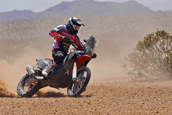 New CRF450 Rally tested by Team HRC