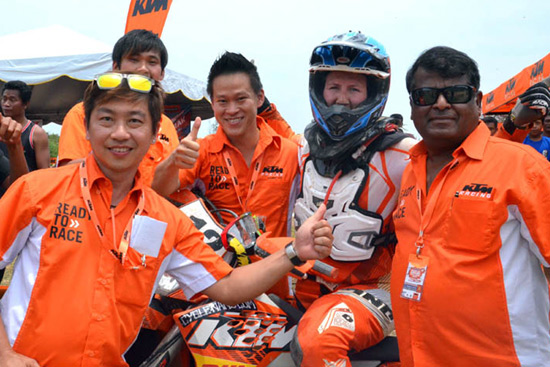 Sarah Whitmore – First woman to race an off road race in Malaysia and win!