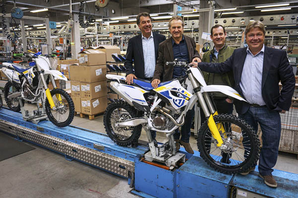 First New Husqvarna Rolls Off the Line