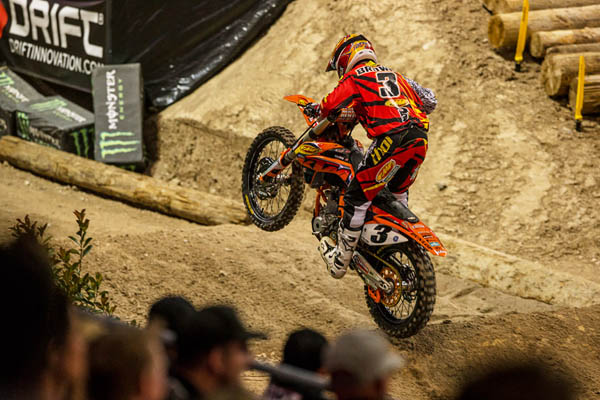 The EnduroCross battle Between Taddy Blazusiak and Mike Brown