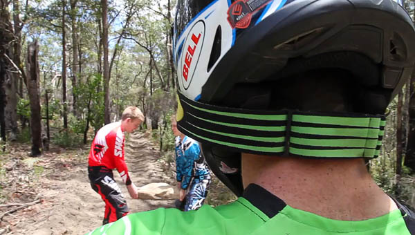 Enduro Goon riding with Geoff Braico