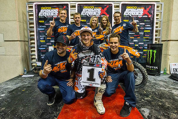 Taddy Blazusiak takes 5th Endurocross Championship