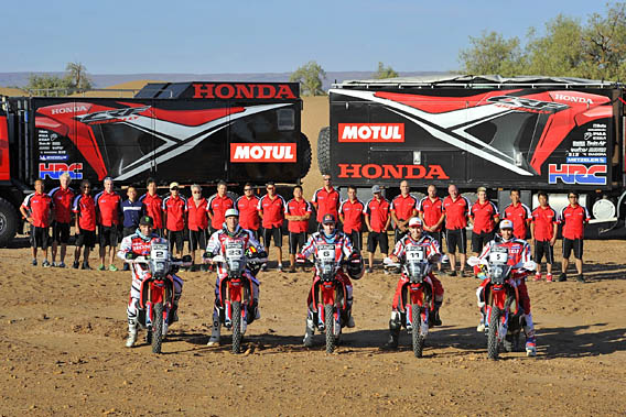 Honda’s Participation in the 2014 Dakar Rally