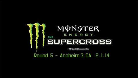 2014 AMA Supercross Anaheim 3 – Animated Track Map