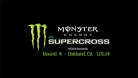 2014 AMA Supercross Oakland – Animated Track Map