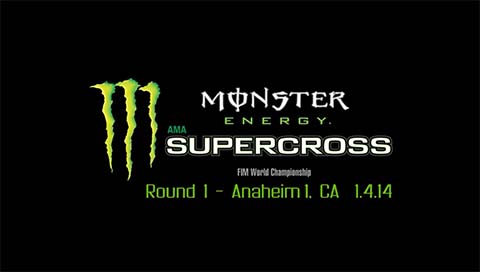 2014 AMA Supercross Anaheim 1 – Animated Track Map