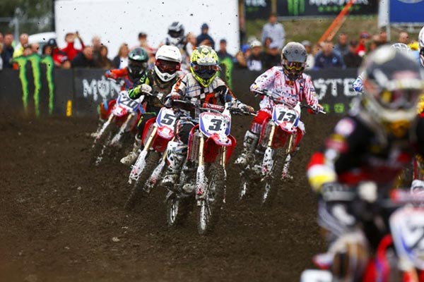 Filippo Grigoletto and his earned CRF250 ride