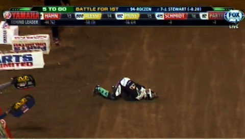 James Stewart Anaheim 1 – Big Crash
