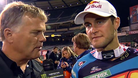 2014 Indianapolis SX – Podium riders comments
