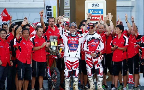 HRC Honda satisfied with Rally Dakar 2014
