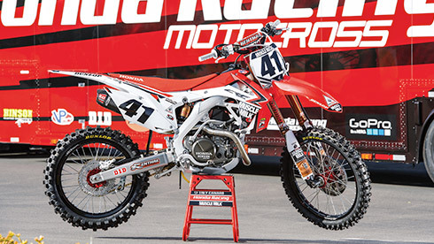 Trey Canard’s Muscle Milk Honda CRF450R 2014