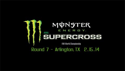 2014 AMA Supercross Arlington – Animated Track Map