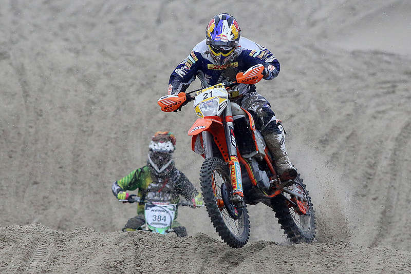 Antoine Meo finishes second in Enduropale du Tourquet