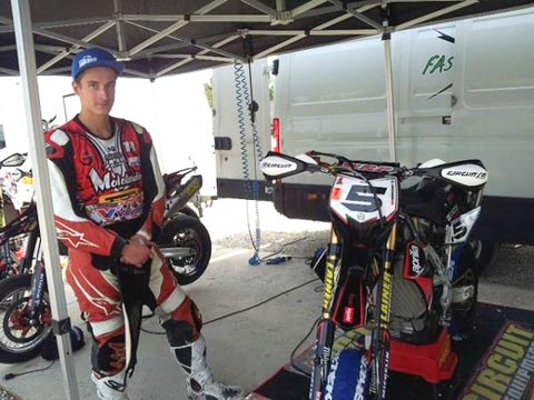 Asseri Kingel and Aprilia together in 2014