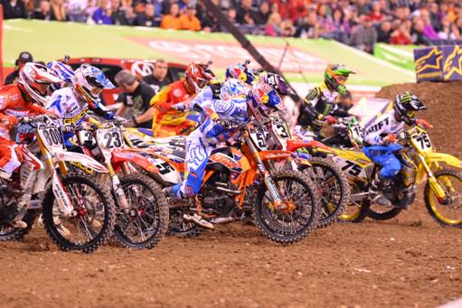 2014 AMA Supercross race report from Indianapolis