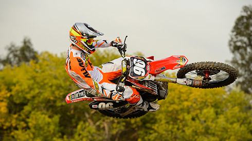 Matt Bisceglia rips a two stroke