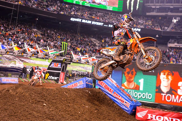 5-6 for Red Bull KTM Factory riders at New Jersey Supercross
