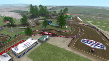 2014 RedBud Motocross Animated Track Map