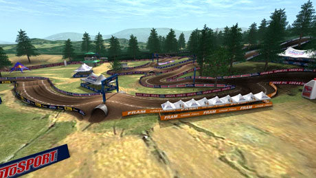 2014 Washougal Motocross Animated Track Map