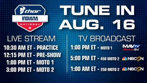 2014 AMA Motocross Indiana – Live