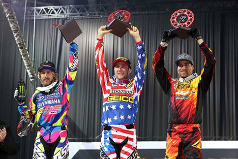 Eli Tomac is the winner of the first night in Lille