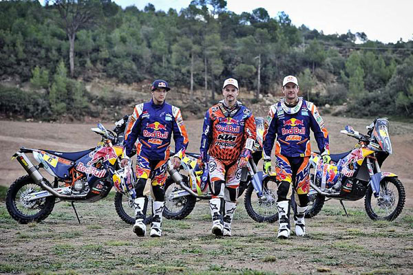 KTM Factory Racing Team prepares for DAKAR 2015