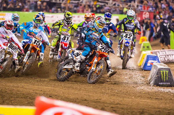 Supercross 2015 – 450 and 250 Highlights from Anaheim 2