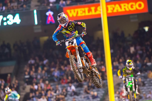 Ryan Dungey takes second at Anaheim 2 – 2015