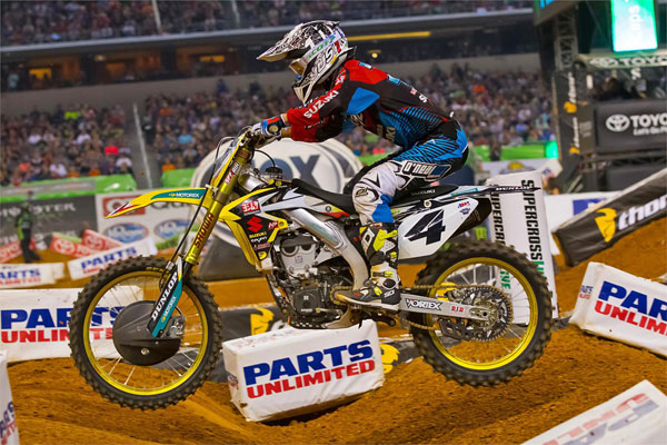 Blake Baggett and his team at Arlington SX