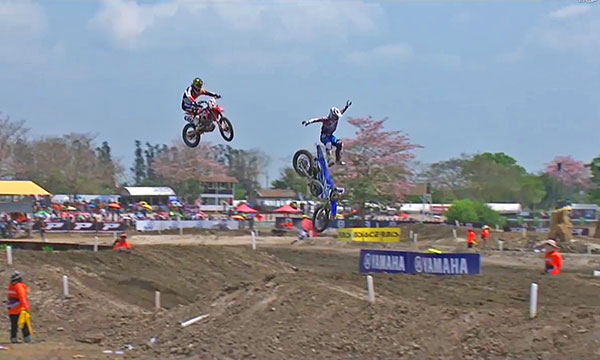 Scary crash From Julien Lieber and Paulin – MXGP of Thailand