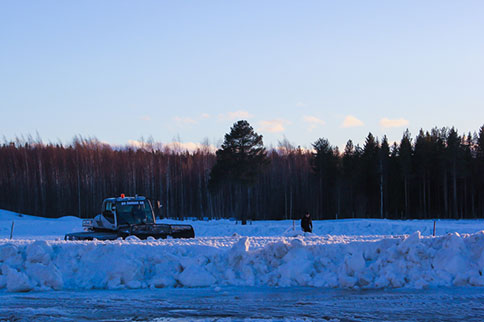 Dylan Hall Onboard lap of the track in Älvsbyn 2015