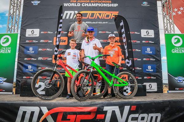 Scott Sports awards the Junior Motocross Champions