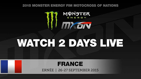Watch 2 days LIVE! 2015 MXoN on MXDOSE.com