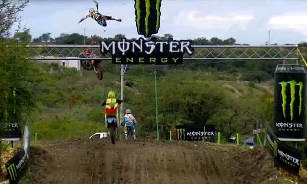 Pauls Jonass big crash in Mexico